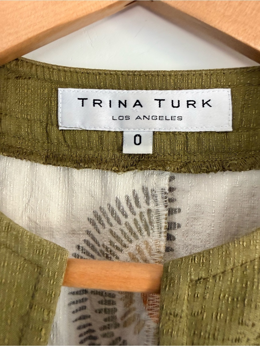 Trina Turk Silk Blend Shift Dress Size 0 Retro Sunburst Print Mod Mini Dress - Picture 4 of 5